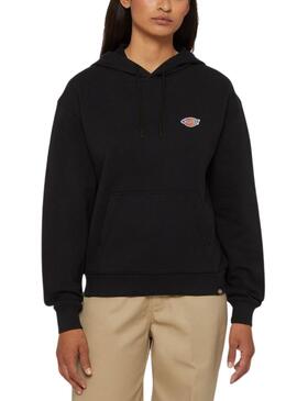 Sudadera Dickies Millersburg Hoodie Negro Para Mujer