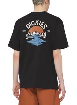 Camiseta Dickies Beach Tee Negro Para Hombre