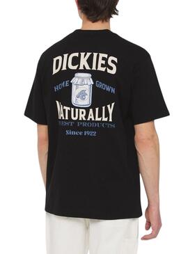 Camiseta Dickies Elliston Negro Para Hombre