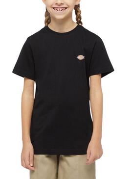 Camiseta Dickies Mapleton Tee Negro Para Niña