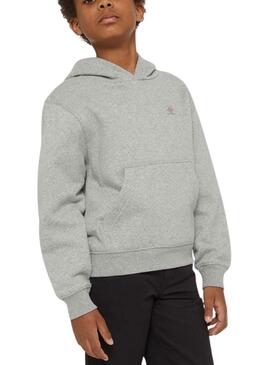 Sudadera Dickies Youth Oakport Hoodie Gris Para Niño