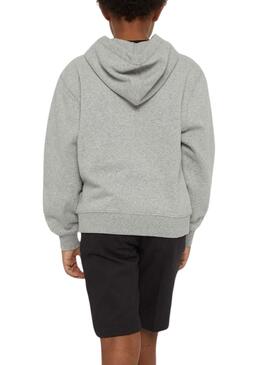 Sudadera Dickies Youth Oakport Hoodie Gris Para Niño