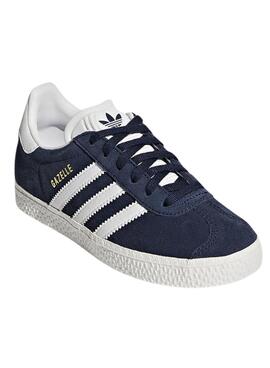 Zapatillas Adidas Gazelle Marino Para Niño y Niña