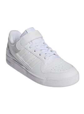 Zapatillas Adidas Forum Low  Blanco Para Niña y Niño