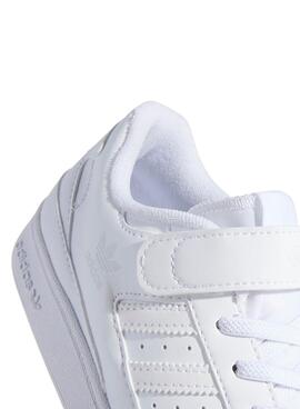 Zapatillas Adidas Forum Low  Blanco Para Niña y Niño