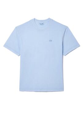 Camiseta Lacoste Dyed Azul Para Mujer y Hombre