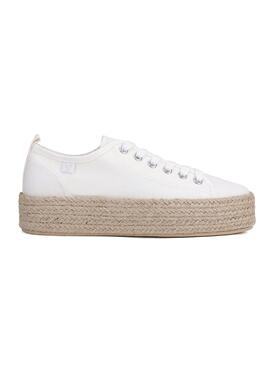 Zapatillas Walkin Pitas Tina Blanco Para Mujer