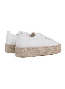 Zapatillas Walkin Pitas Tina Blanco Para Mujer