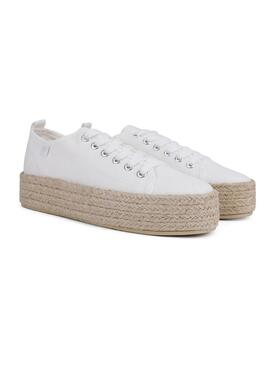 Zapatillas Walkin Pitas Tina Blanco Para Mujer