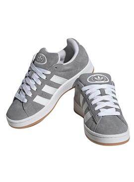 Zapatillas Adidas Campus 00S Gris Para Niña y Niño