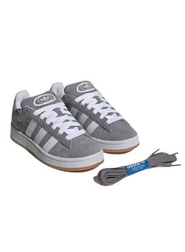 Zapatillas Adidas Campus 00S Gris Para Niña y Niño