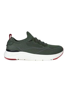 Zapatillas Walkin Pitas Cue Verde Para Hombre