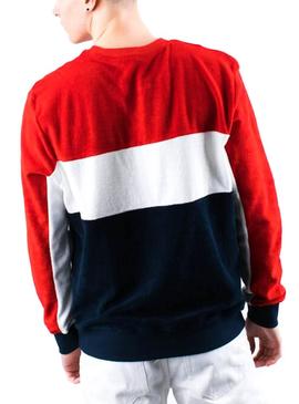 Sudadera Russel Athletic Block Tricolor Hombre