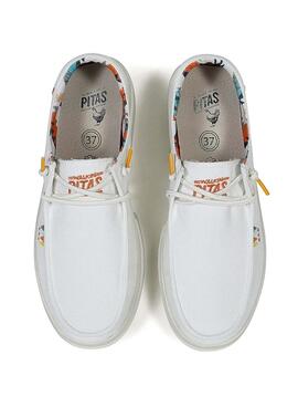 Zapatillas Walkin Pitas Wayra blanco para mujer