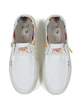 Zapatos Walkin Pitas Wayra Blanco Para Hombre