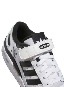Zapatillas Adidas Forum Low Blanco Para Niña y Niño