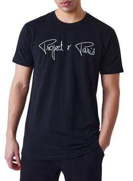 Camiseta Project x Paris Embroidery Negro Para Hombre