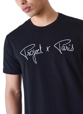Camiseta Project x Paris Embroidery Negro Para Hombre