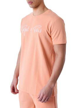 Camiseta Project x Paris Embroidery Coral Para Hombre