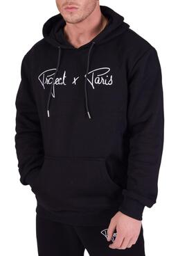 Sudadera Proyect x Paris Embroidery Negro