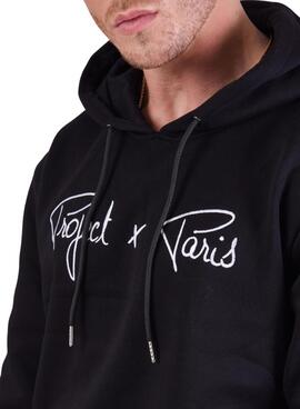 Sudadera Proyect x Paris Embroidery Negro