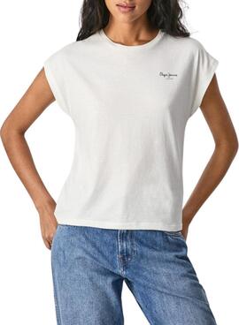 Camiseta Pepe Jeans Bloom Blanco para Mujer 