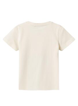 Camiseta Name It Fisher Beige Para Niño