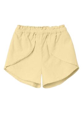 Shorts Name It Delana Amarillo Para Niña