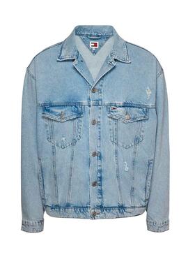 Cazadora Vaquera Tommy Jeans Aiden Oversize Denim Hombre