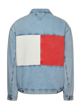 Cazadora Vaquera Tommy Jeans Aiden Oversize Denim Hombre