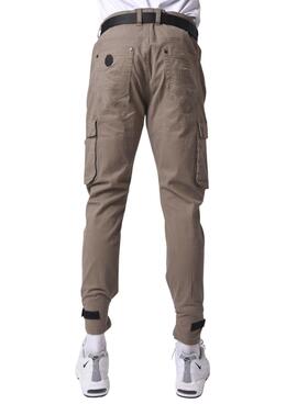 Pantalon Proyect x Paris Cargo Tostado Para Hombre