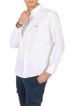 Camisa El Pulpo Popelín Logo Blanco Para Hombre