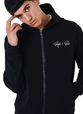 Sudadera Proyect x Paris Cremallera  Negro Para Hombre