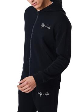 Sudadera Proyect x Paris Cremallera  Negro Para Hombre