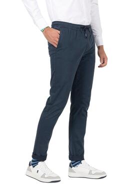 Pantalón El Pulpo Federic Marino Para Hombre