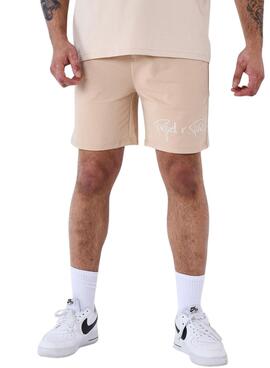 Bermudas Project x Paris Logo Beige Para Hombre