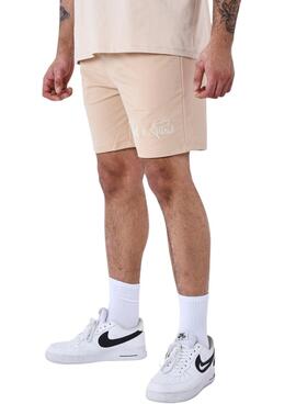 Bermudas Proyect x Paris Logo Beige Para Hombre