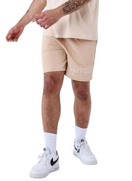 Bermudas Project x Paris Logo Beige Para Hombre