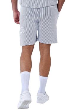 Bermudas Project x Paris Gris y Blanco Para Hombre