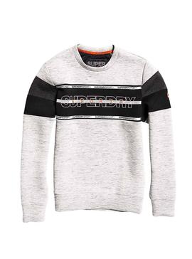 Sudadera Superdry Gym Tech Gris Hombre