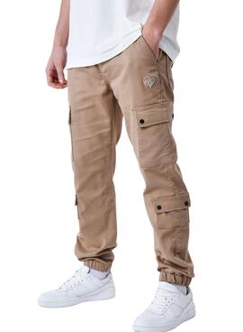 Pantalon Project x Paris Cargo Coupe Tostado  Para Hombre