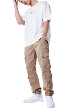 Pantalon Proyect x Paris Cargo Coupe Tostado  Para Hombre