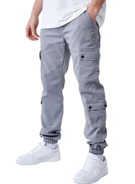 Pantalon Proyect x Paris Cargo Coupe Gris Para Hombre