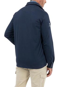 Sobrecamisa El Pulpo Two Pockets Marino Para Hombre