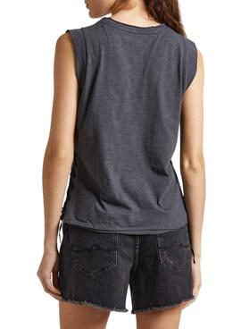 Camiseta Pepe Jeans Katrina Gris Para Mujer