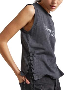 Camiseta Pepe Jeans Katrina Gris Para Mujer