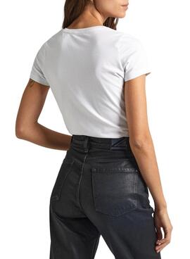 Camiseta Pepe Jeans Korina Blanco Para Mujer