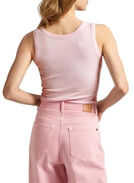 Camiseta Pepe Jeans Lane Rosa Para Mujer