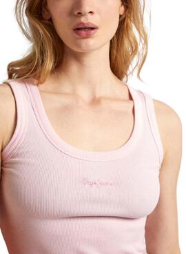 Camiseta Pepe Jeans Lane Rosa Para Mujer