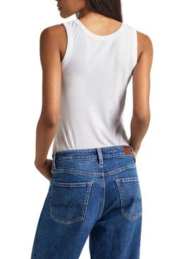 Camiseta Pepe Jeans Lane Blanco Para Mujer